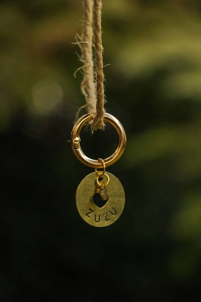 Love Bound pet tag & heart charm