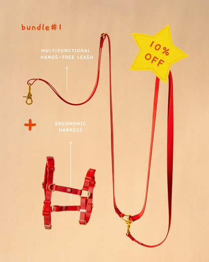Harness + Hands-free leash bundle