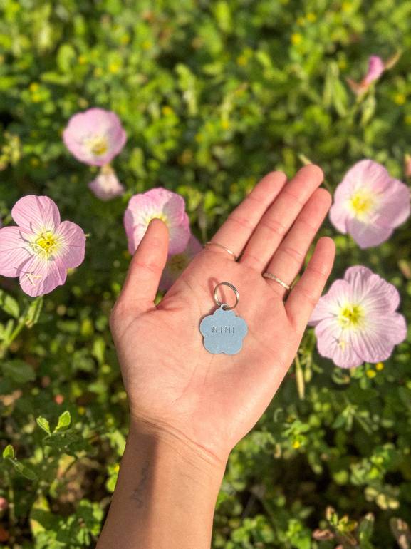 Spring Bloom pet tag