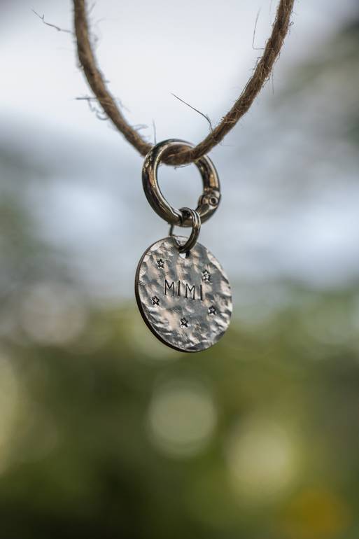 Starry Night stainless steel tag