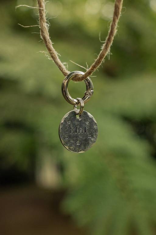 Starry Night stainless steel tag